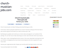 Tablet Screenshot of church-musician-jobs.com